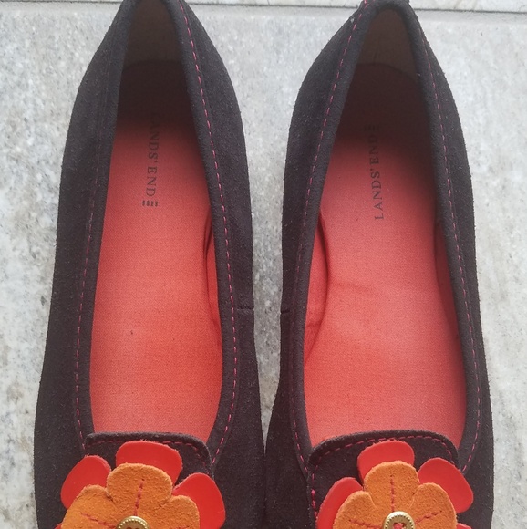 Lands End slip on flats shoes size 7 - Picture 2 of 4